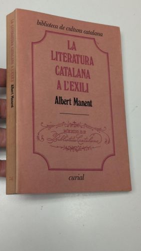 Portada del libro de La literatura catalana a l'exili