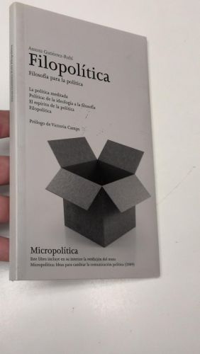 Portada del libro de Filopolítica