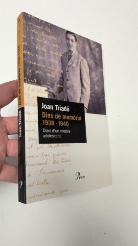 Portada del llibre de Dies de memòria (1938-1940)