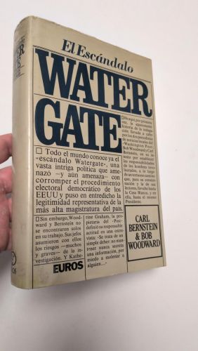 Portada del llibre de El escándalo Watergate