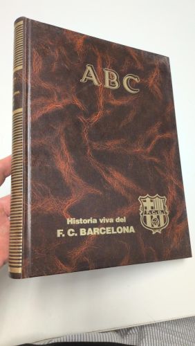Portada del libro de Historia viva del F.C. Barcelona