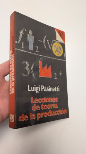 Portada del libro de Lecciones de teoría de la producción