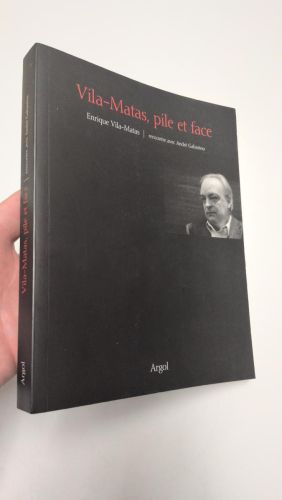 Portada del libro de Vila-Matas, pile et face