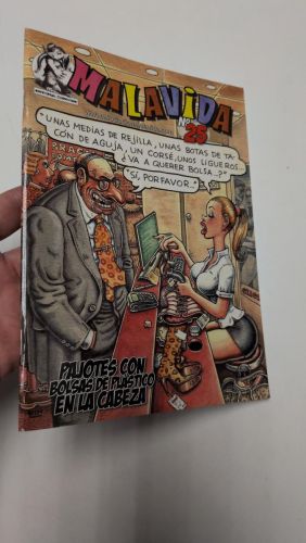 Portada del libro de MALAVIDA Nº 25 (Ed. Cornoque)
