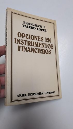 Portada del libro de Opciones en instrumentos financieros
