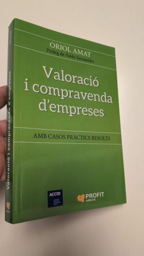 Portada del libro de Valoració i compravenda d' empreses