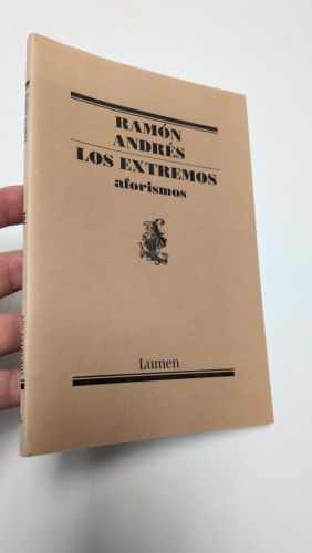 Portada del libro de Los extremos (dedicado por el autor)