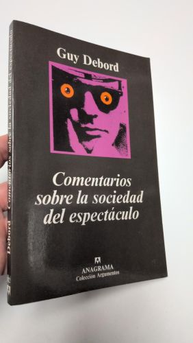 Portada del libro de Comentarios sobre la sociedad del espectáculo
