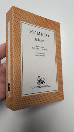 Portada del llibre de Ilíada