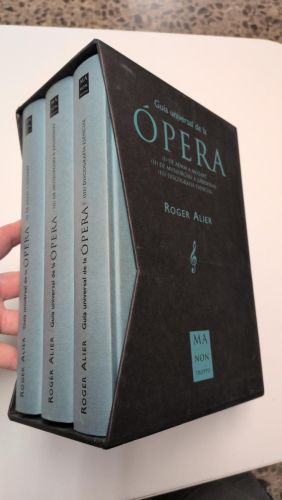 Portada del libro de Guía universal de la ópera (3 vols.)