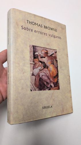 Portada del libro de Sobre errores vulgares (o pseudodoxia epidémica)