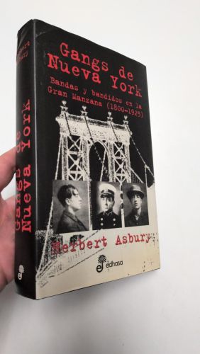 Portada del libro de Gangs de Nueva York