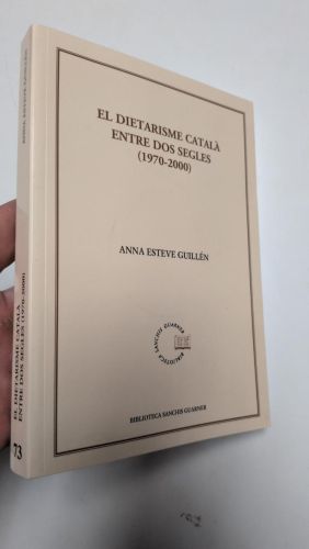 Portada del libro de El dietarisme català entre dos segles (1970-2000)