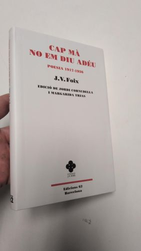 Portada del libro de Cap mà no em diu adéu