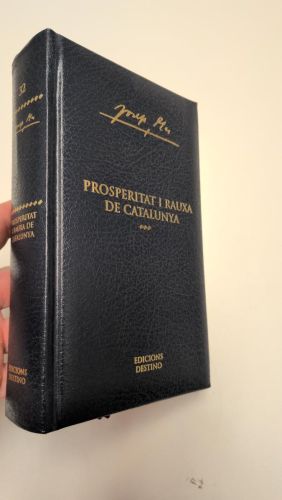 Portada del libro de Prosperitat i rauxa de Catalunya