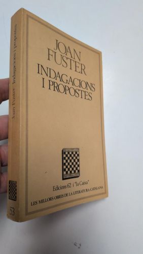 Portada del libro de Indagacions i propostes