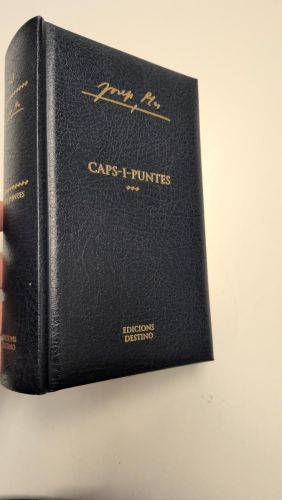 Portada del libro de Caps i puntes