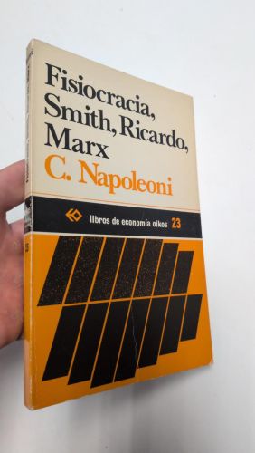 Portada del libro de Fisiocracia, Smith, Ricardo, Marx