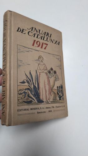 Portada del llibre de Anuari de Catalunya 1917
