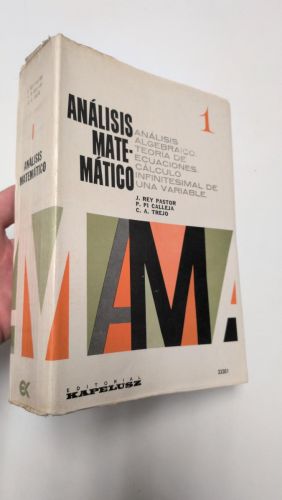 Portada del llibre de Análisis matemático