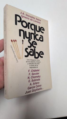 Portada del llibre de Porque nunca se sabe