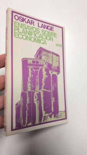 Portada del libro de Ensayos sobre planificación económica