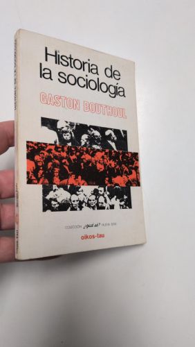 Portada del libro de Historia de la sociología