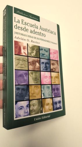 Portada del libro de La Escuela Austriaca desde adentro. Volumen 1