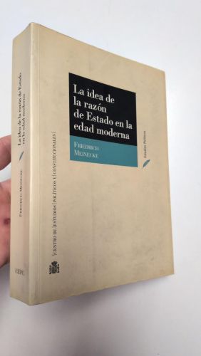 Portada del libro de La idea de la razón de Estado en la edad moderna