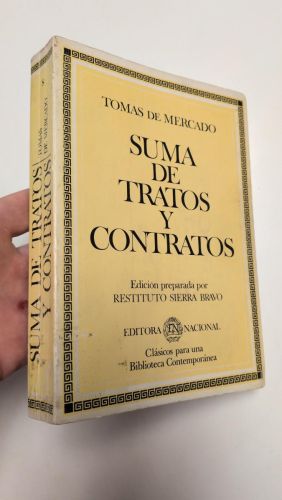 Portada del libro de Suma de tratos y contratos