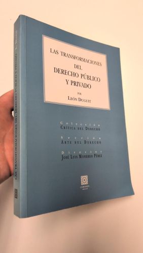 Portada del llibre de Las transformaciones del derecho público y privado