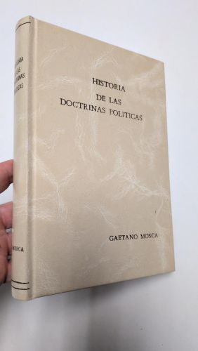 Portada del libro de Historia de las doctrinas políticas