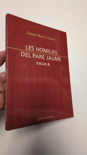 Portada del libro de Les homilíes del pare Jaume. Cicle B